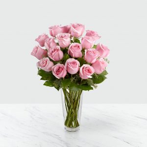 Photo of The Long Stem Pink Rose Bouquet